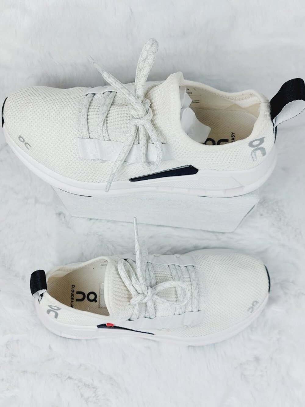 On Running Cloudeasy Women's Undyed White Lace-Up Road Running Shoes Size US 6 - Picture 4 of 10